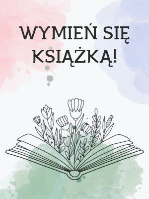 Fragment plakatu akcji z rysunkiem rozkwitającej kwiatami książki