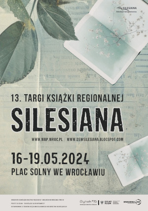 Plakat targów książki regionalnej Silesiana 2024